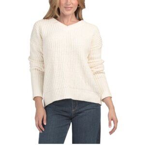 LA BIZ V-neck Pull Over Sweater